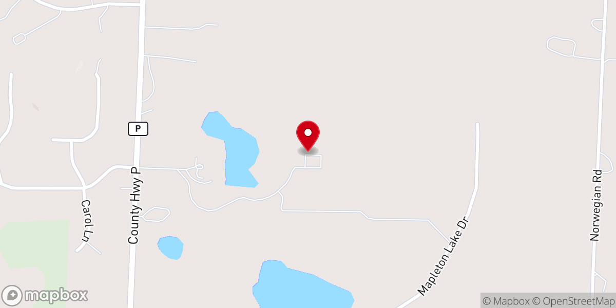 Map showing location of Zachariah's Acres
