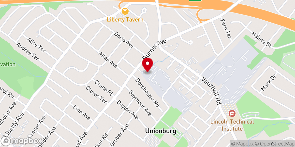 Map showing location of HolyGhost Christian Center Church