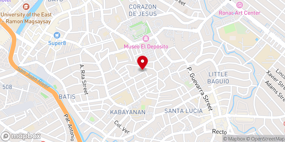 Map showing location of Saviour Baptist Community Church