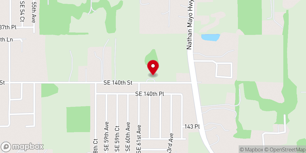 Map showing location of Gracepointe Church & Academy