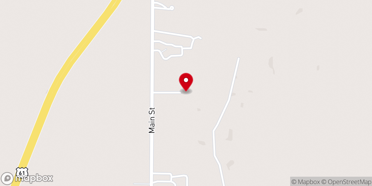 Map showing location of Raining Manna Christian Center