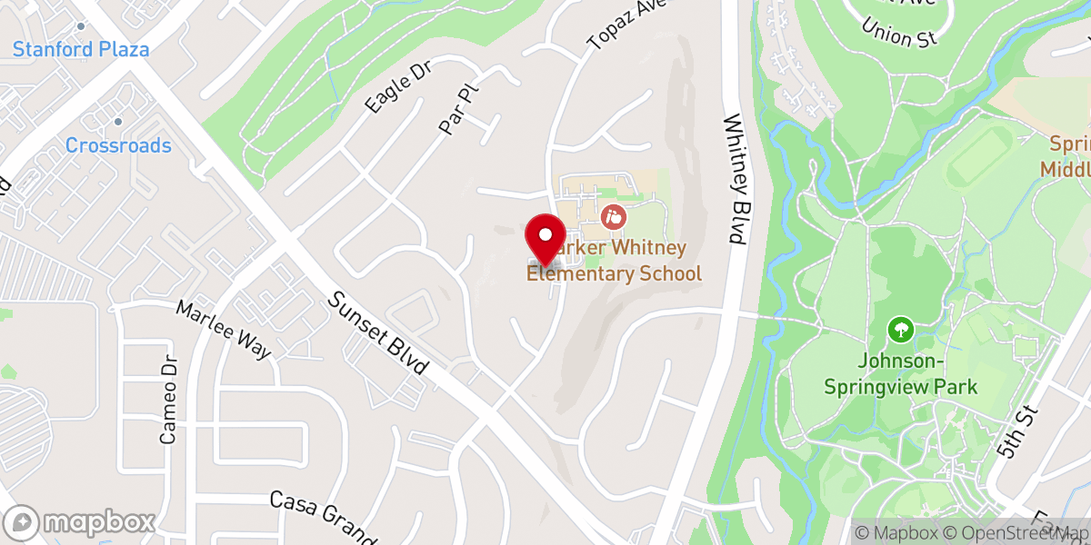 Map showing location of Community Covenant Church