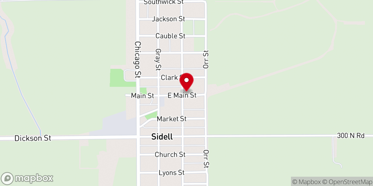 Map showing location of Sidell Assembly