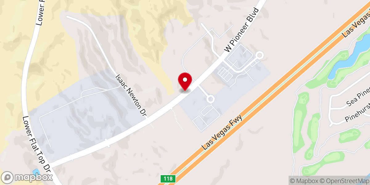Map showing location of Calvary Chapel Mesquite