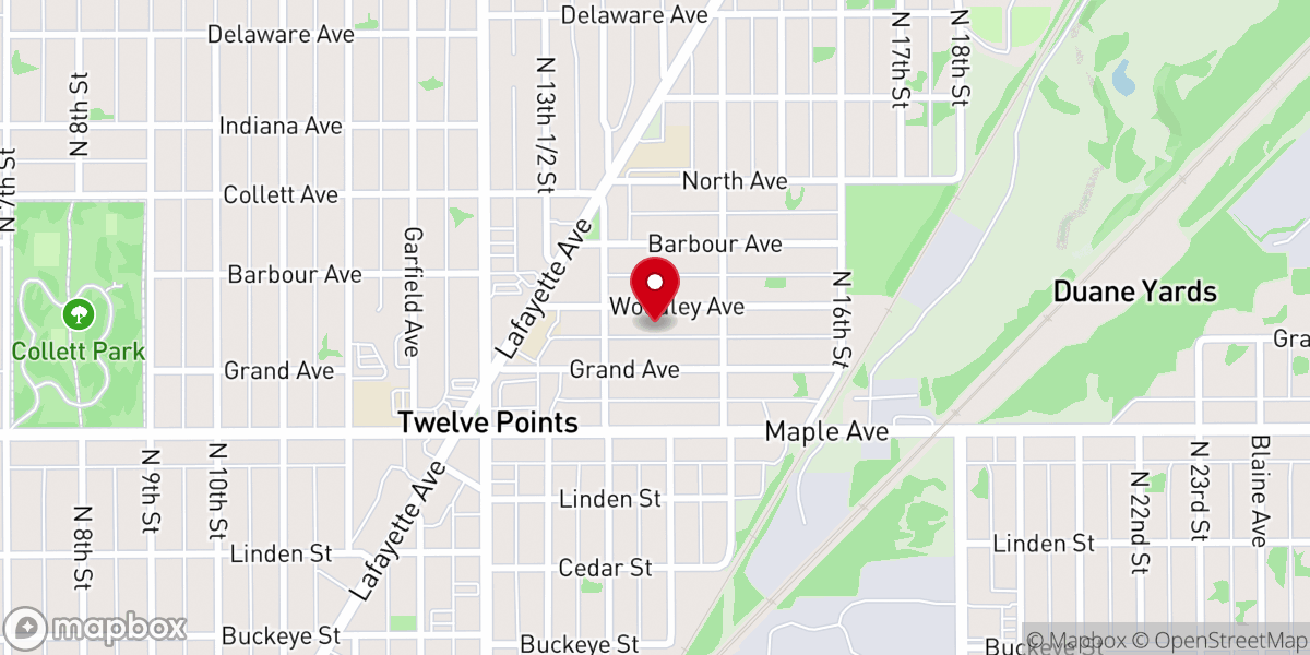 Map showing location of Biblical Dynamics Inc