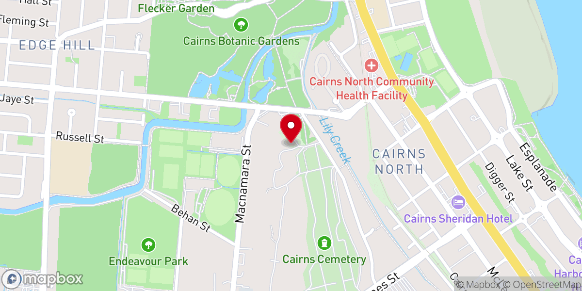 Map showing location of Revival Fellowship - Cairns Church