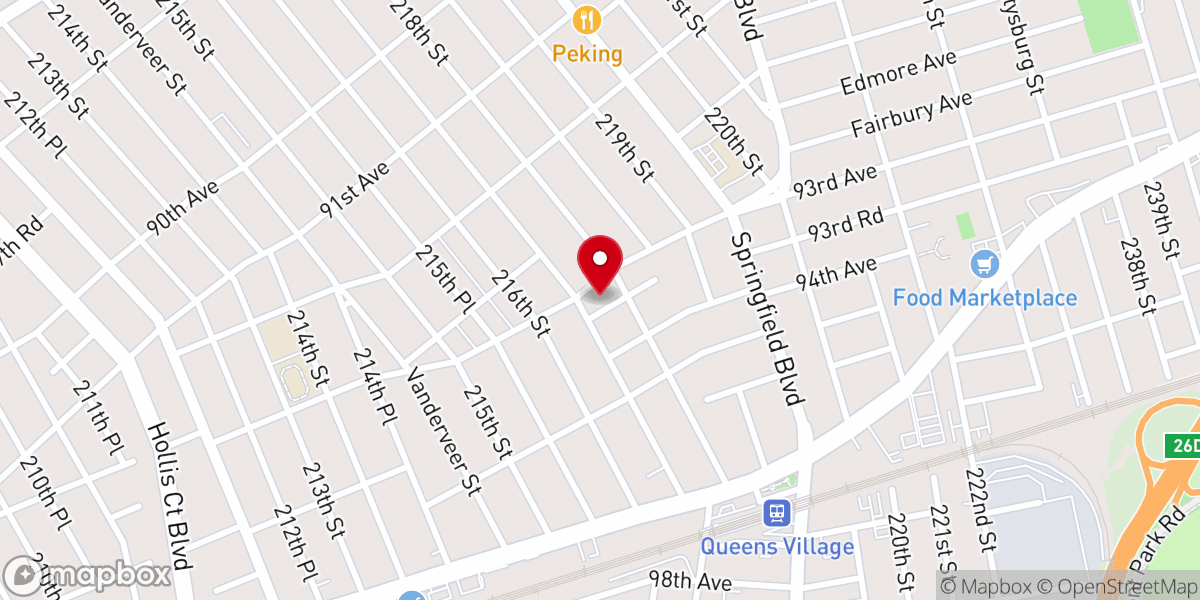 Map showing location of Mount Sinai Seventh Day Adventist Church - Food Distribution Center