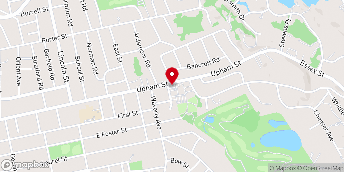 Map showing location of Melrose Church of Christ