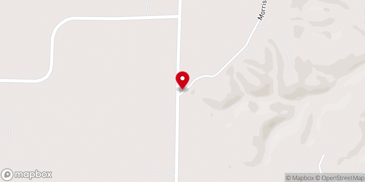 Map showing location of Lone Star Church