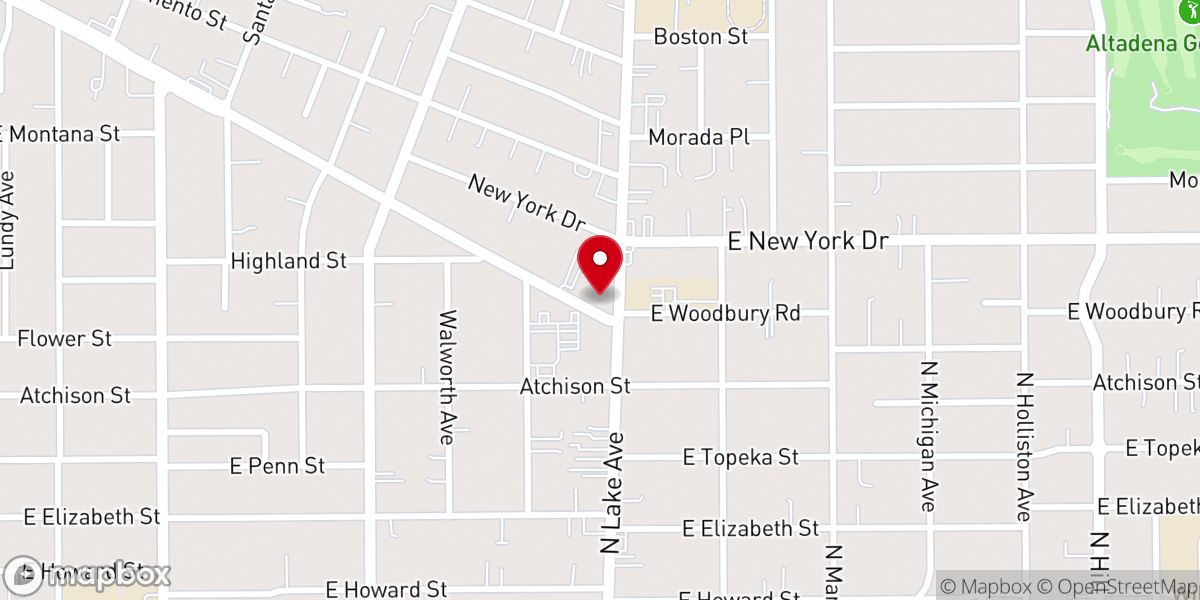 Map showing location of St. Elizabeth of Hungary Catholic Church