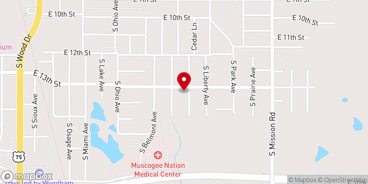 Map showing location of Apostolic Life, a United Pentecostal Church