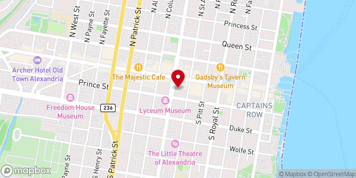Map showing location of Celebration Church DC Inc