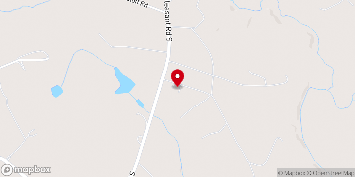 Map showing location of Friendship Church