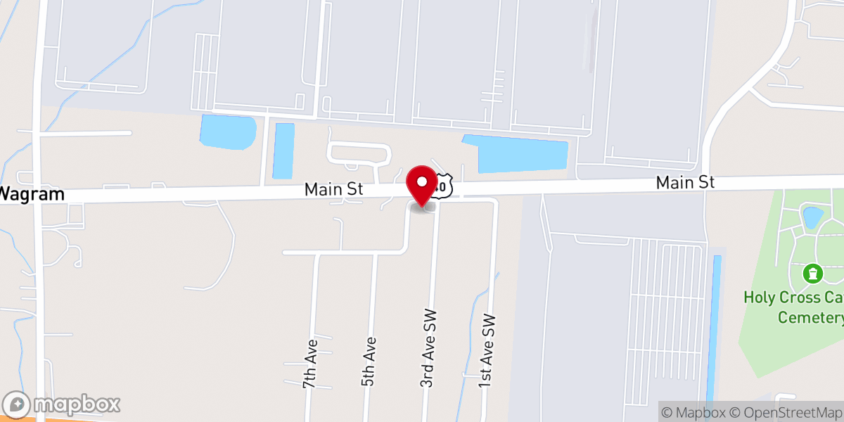 Map showing location of Full Gospel Sons Church of God
