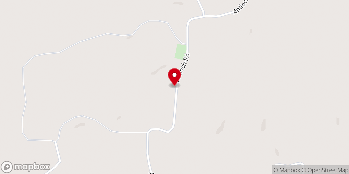 Map showing location of Greater New Zion MB Church