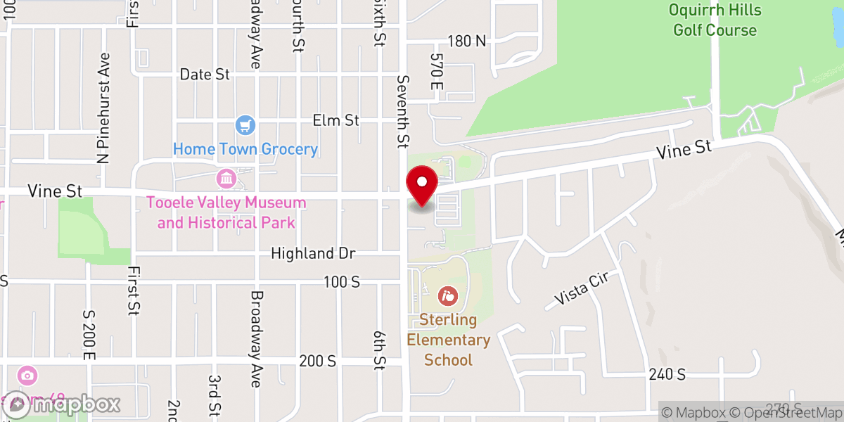 Map showing location of St Marguerite Catholic Church