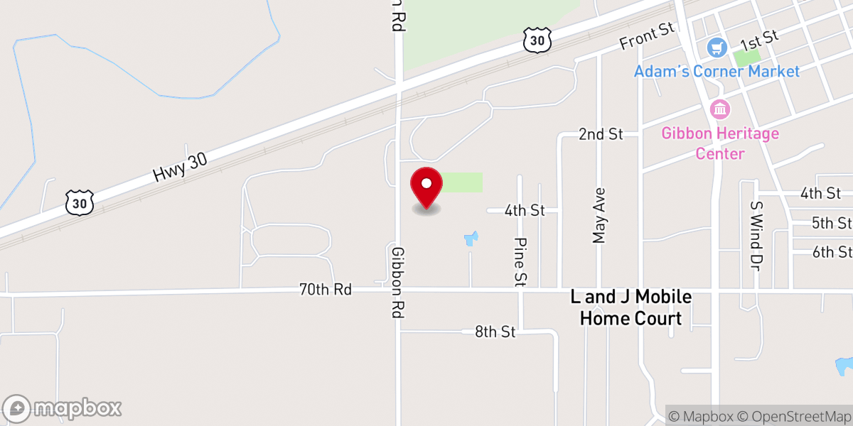 Map showing location of House of Prayer & Edification