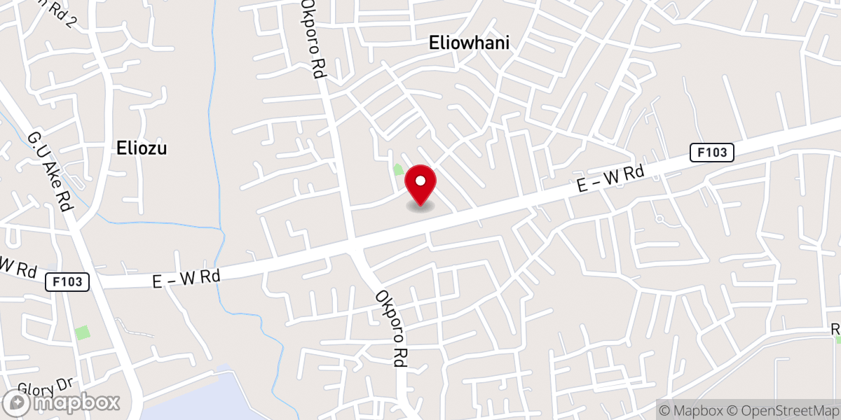 Map showing location of The Redeemed Christian Church Of God, Region 5 Camp Ground