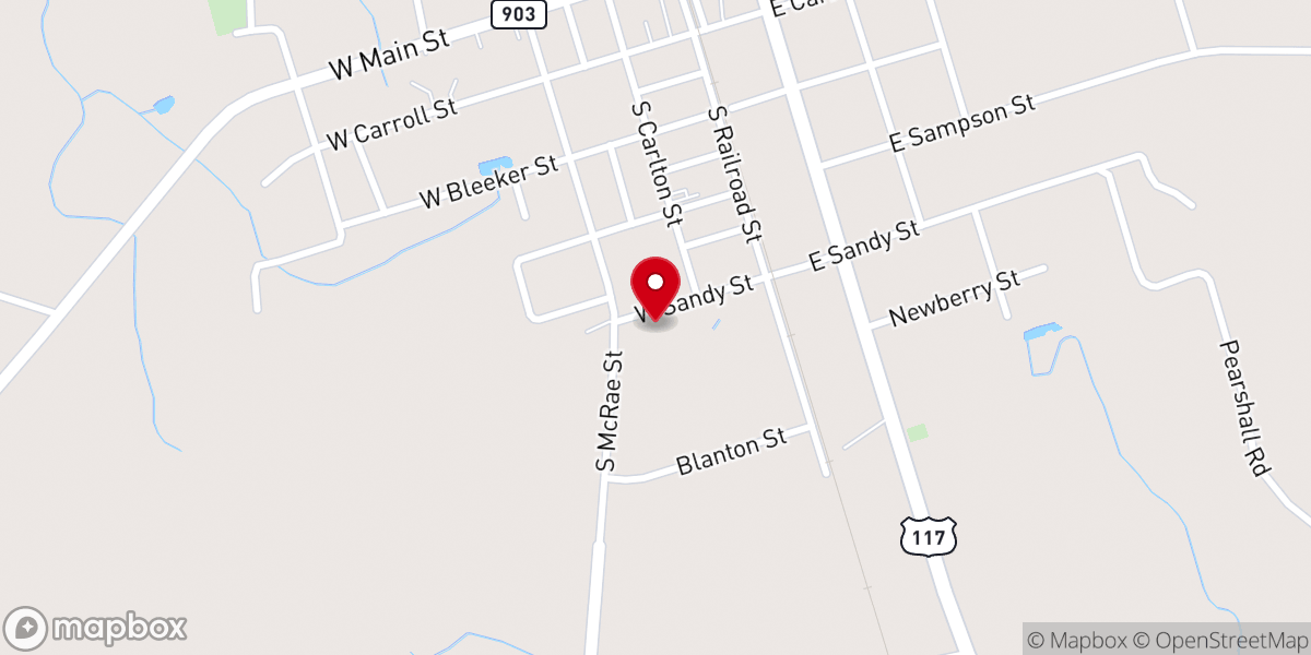 Map showing location of Greater Cornerstone Apostolic Church