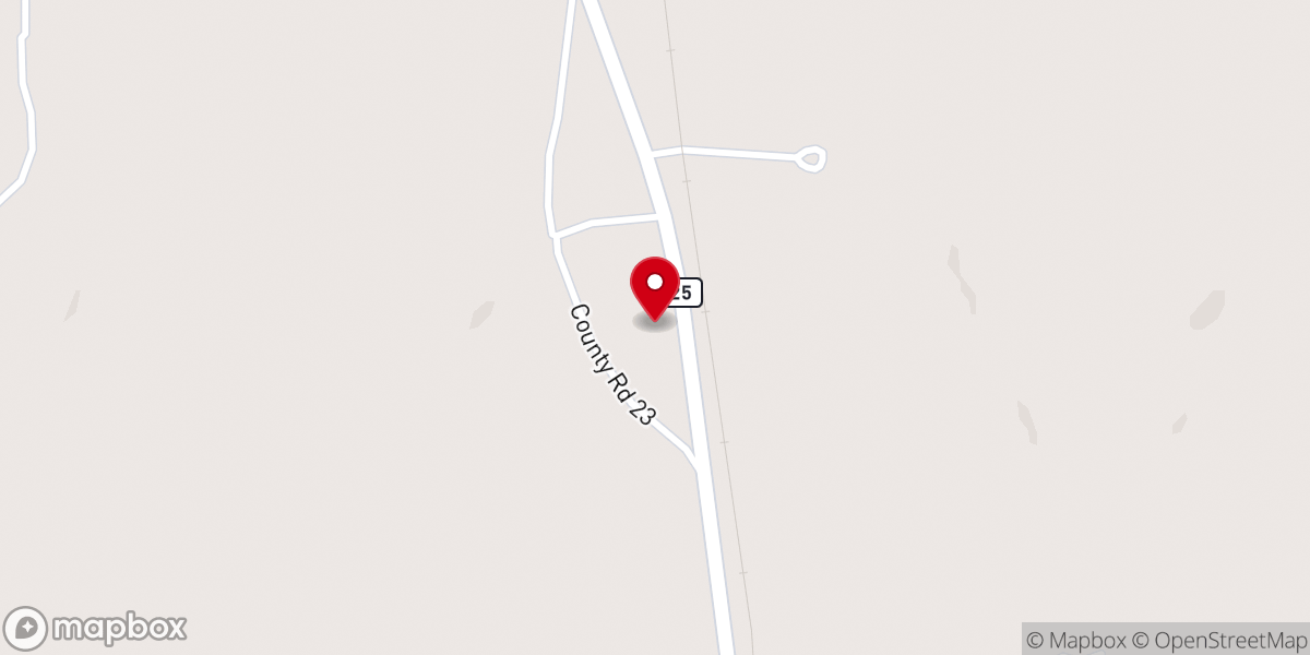 Map showing location of Liberty Church of Christ