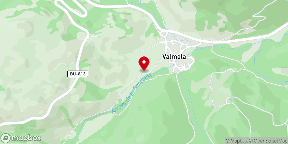 Map showing location of Ermita Santa Lucia