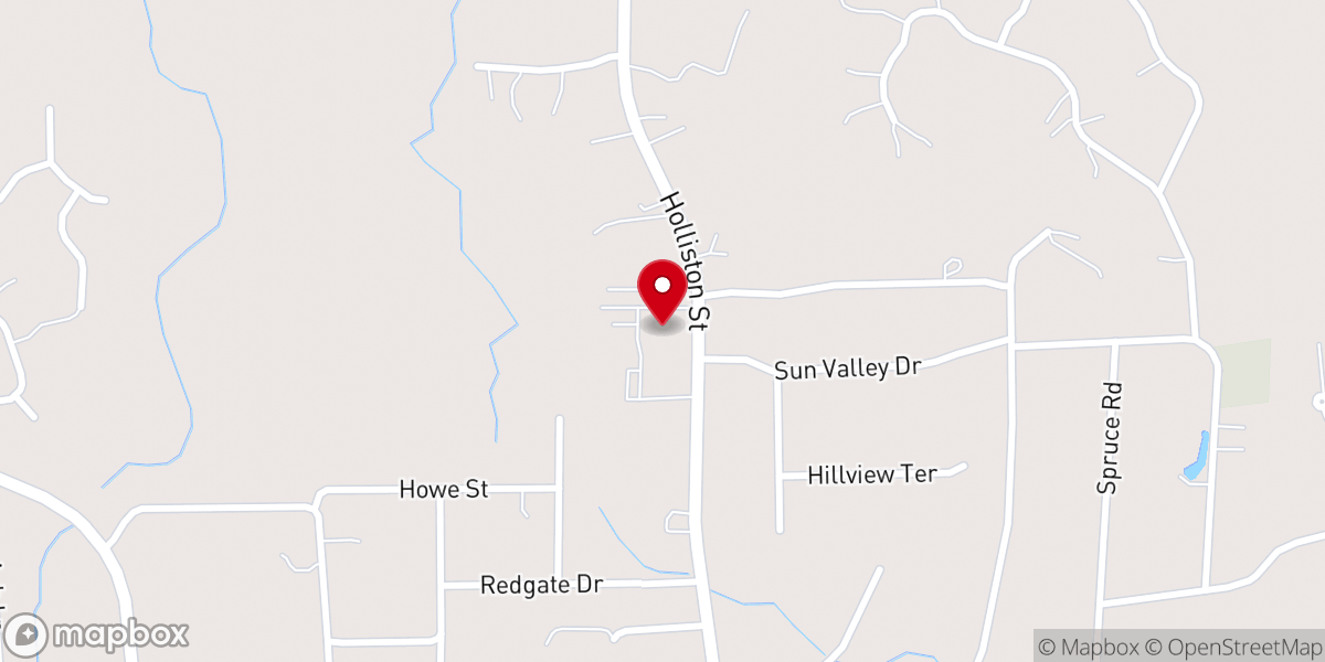 Map showing location of Saint Joseph Parish Center