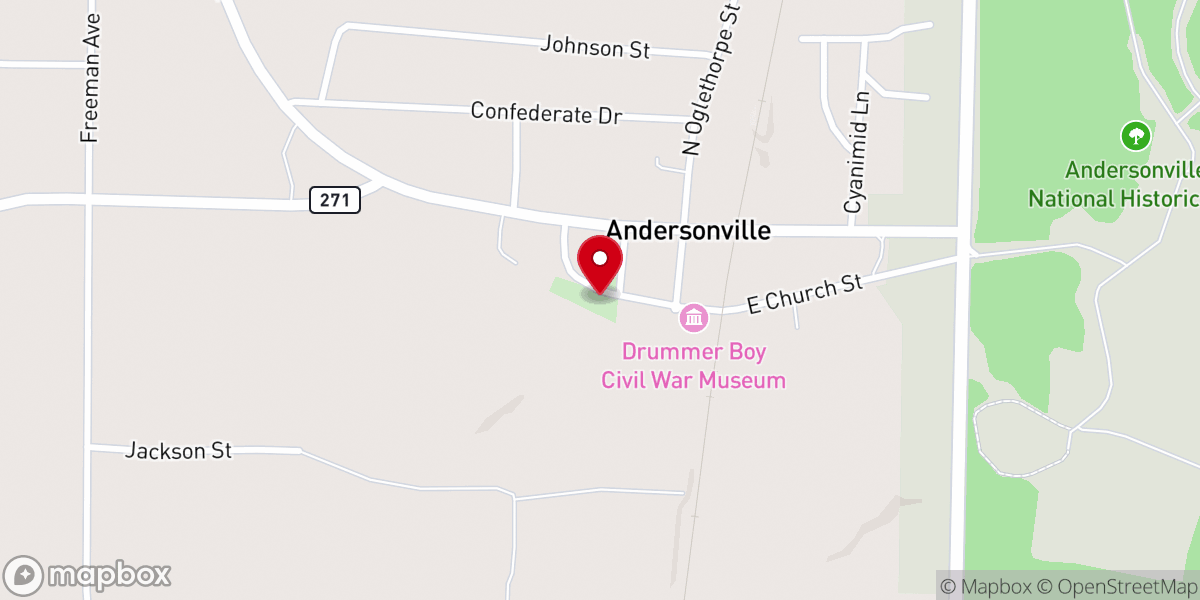 Map showing location of St. James Pennington Episcopal Church