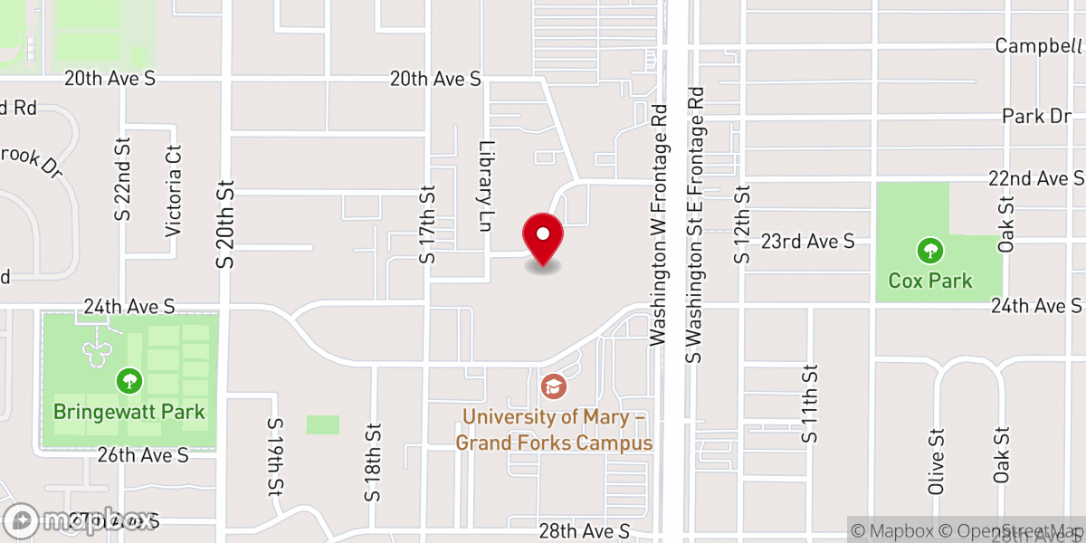 Map showing location of Faith Evangelical Free Church