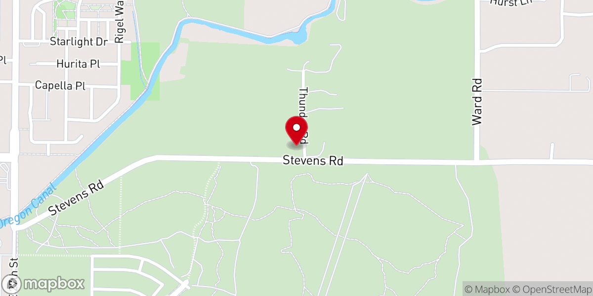Map showing location of Hope City Church