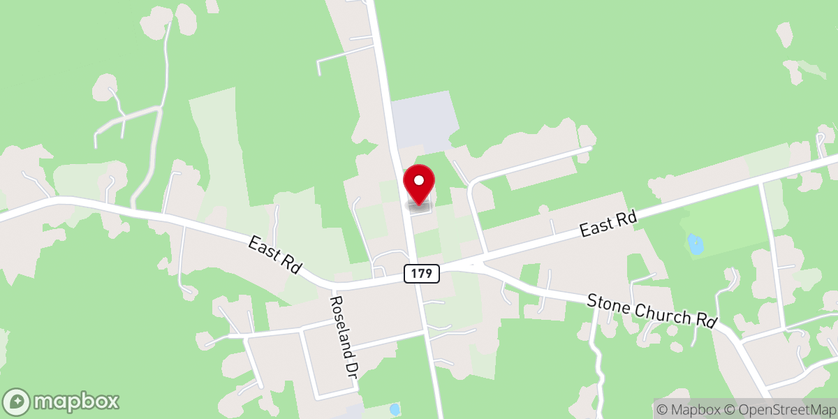 Map showing location of St Madeleine Catholic Church