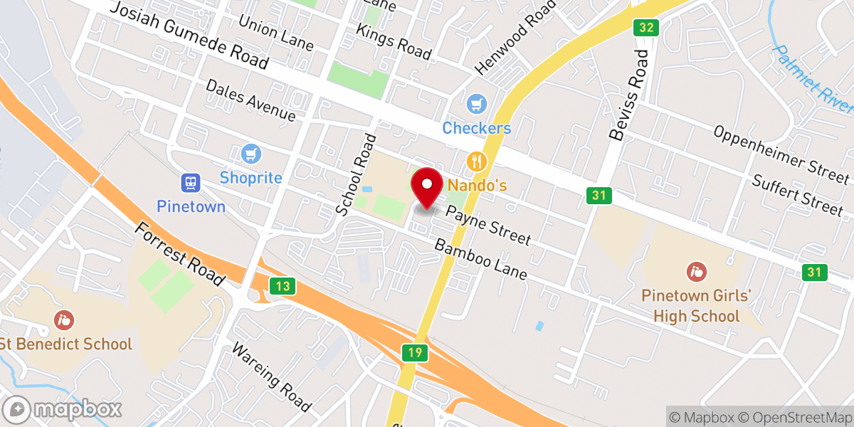 Map showing location of New Season Ministries