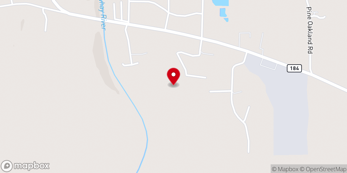 Map showing location of Beautiful Feet Missions Inc