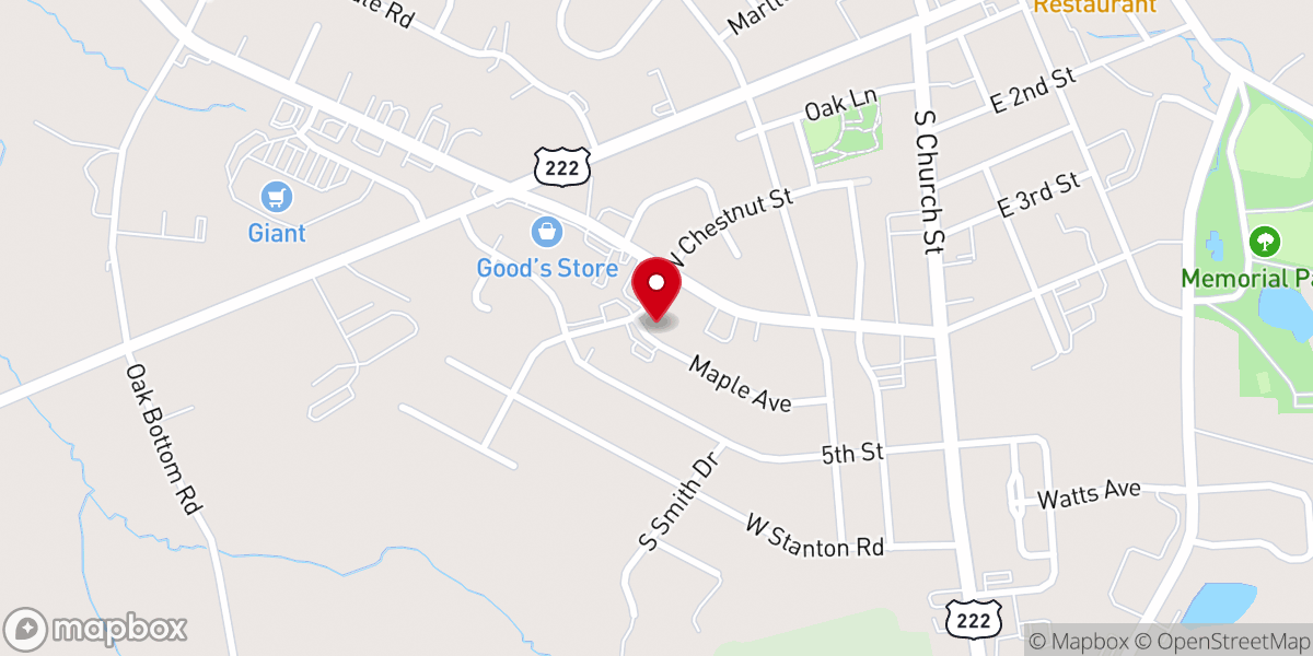 Map showing location of New Hope Community Ministries