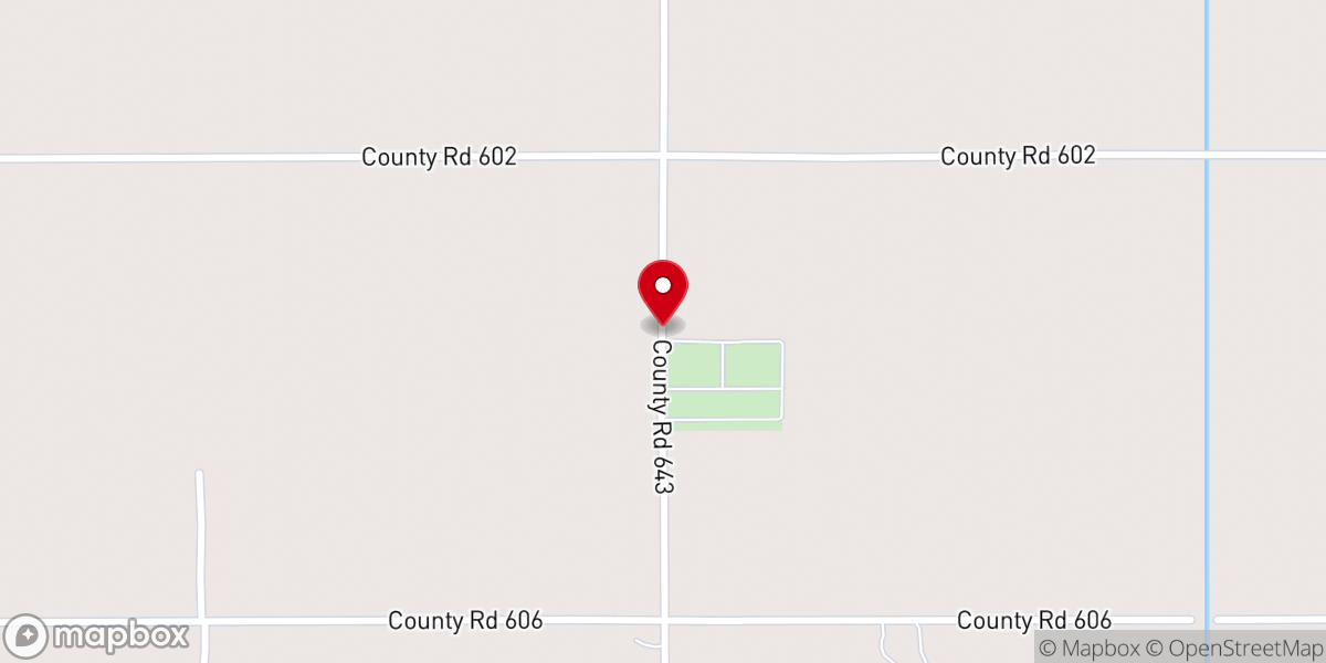 Map showing location of Lulu Baptist Church