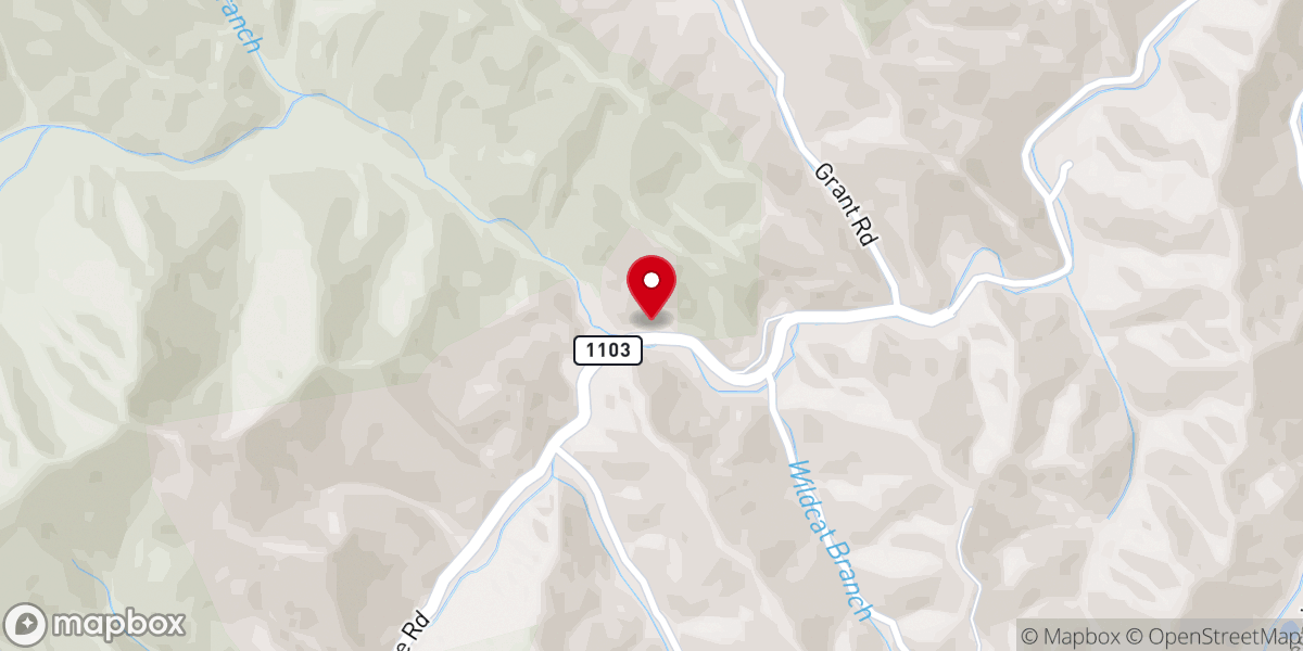 Map showing location of Silvermine Missionary Baptist Church