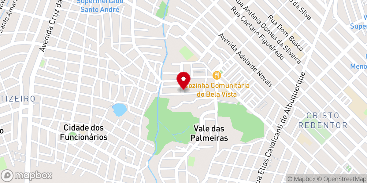 Map showing location of Assembléia de Deus - Jardim Samaritano