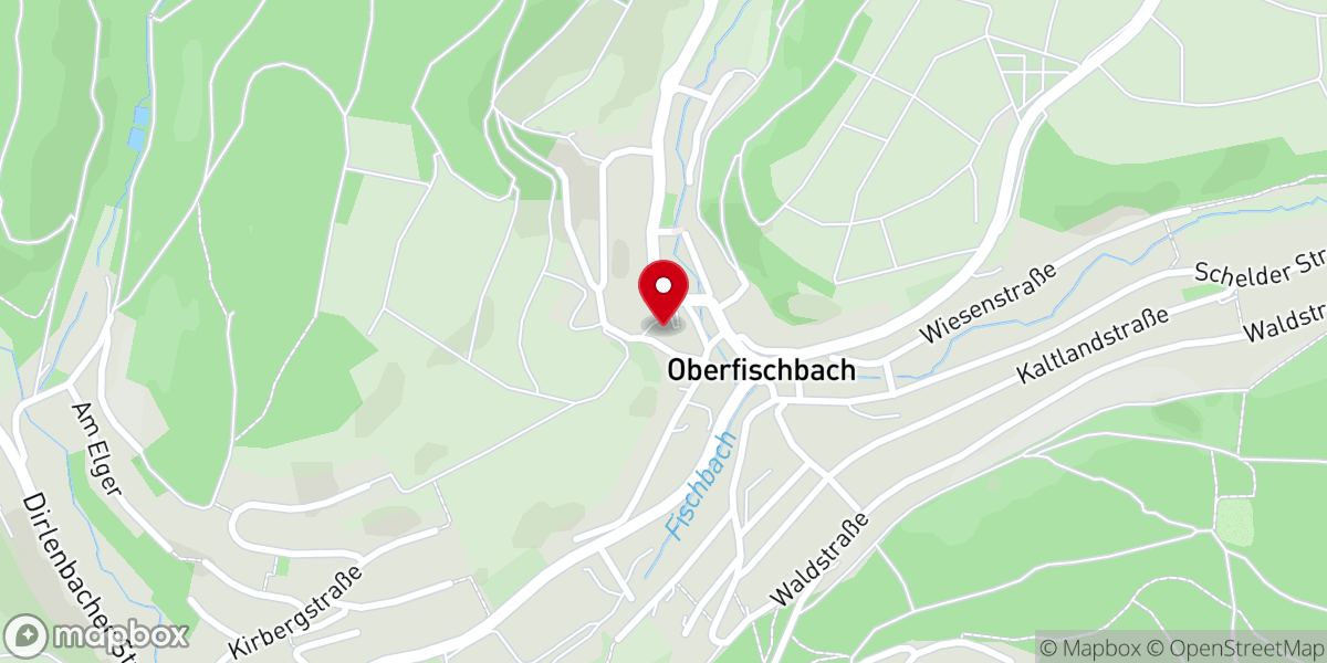 Map showing location of Johanneskirche und Gemeindezentrum - Ev.-Ref. Kirchengemeinde Oberfischbach