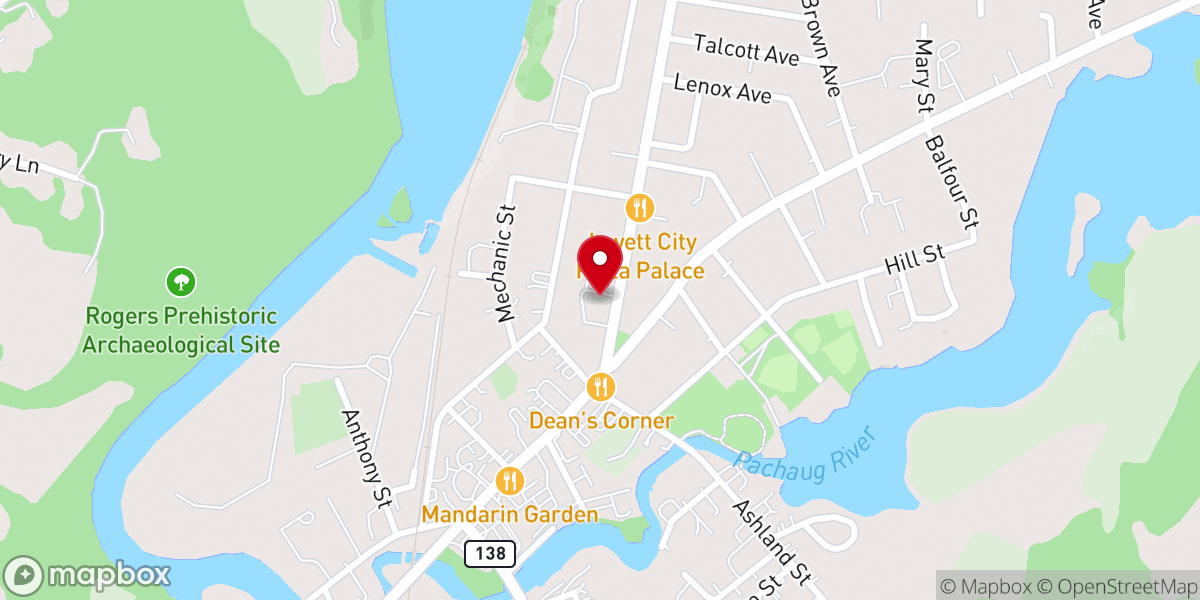 Map showing location of St Mary's Convent
