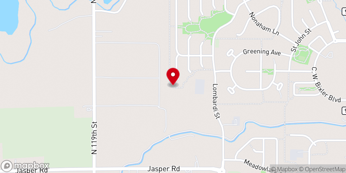 Map showing location of Service Safari