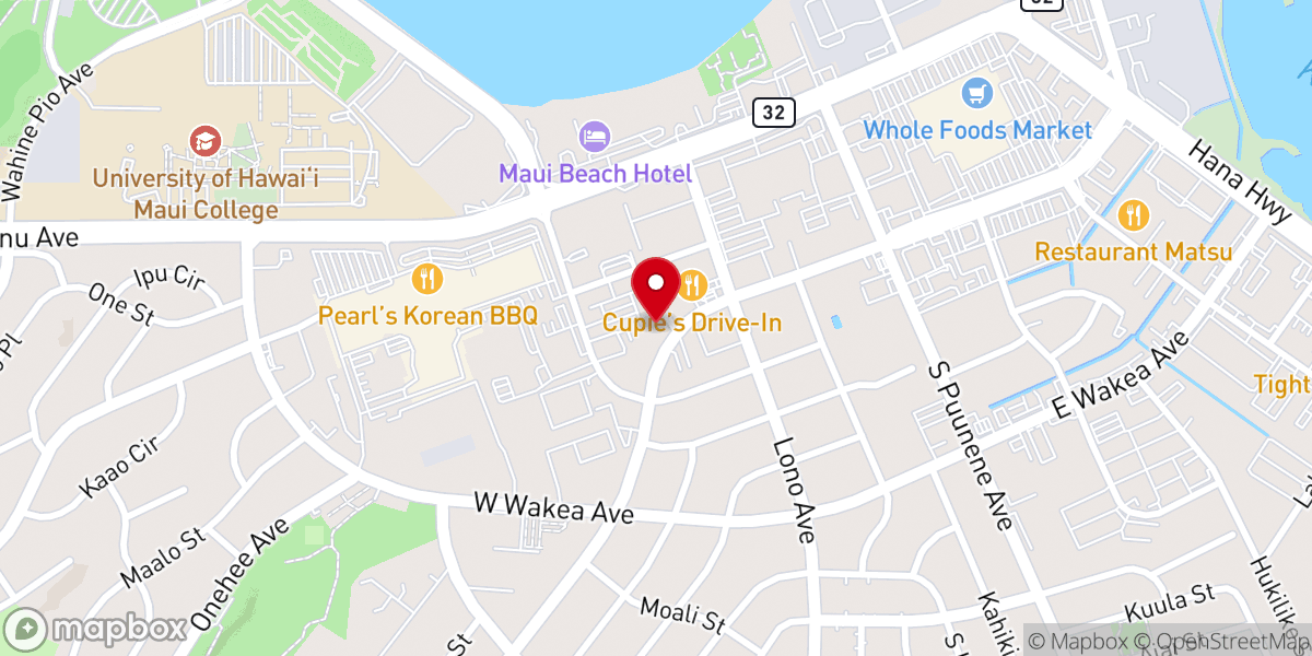 Map showing location of First Church of Christ, Scientist