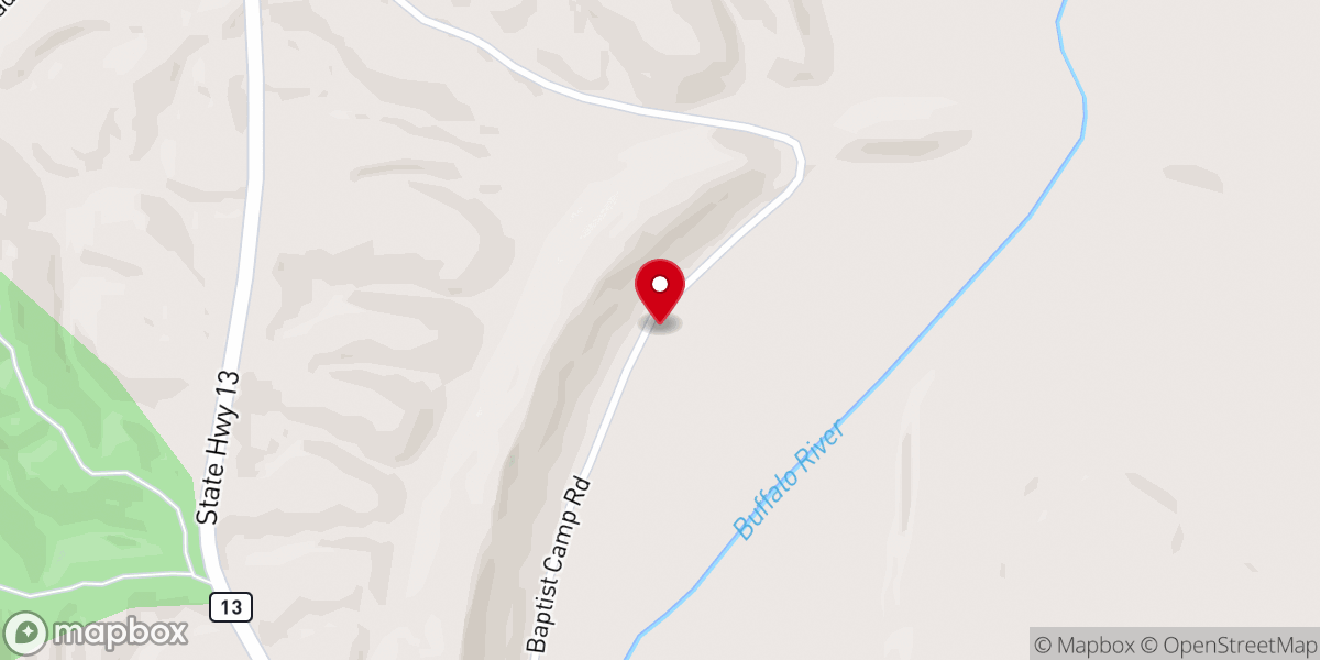 Map showing location of Linden Valley Baptist Conference Center