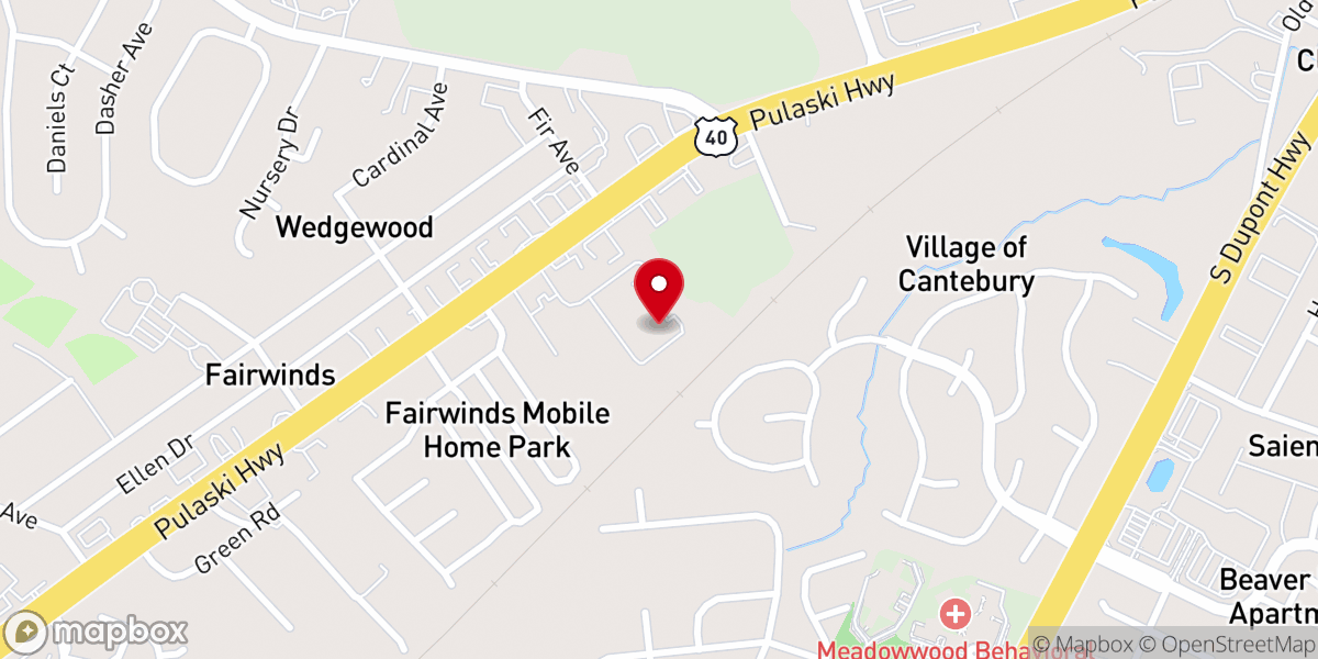 Map showing location of Pantry Of Hope - Food Pantry