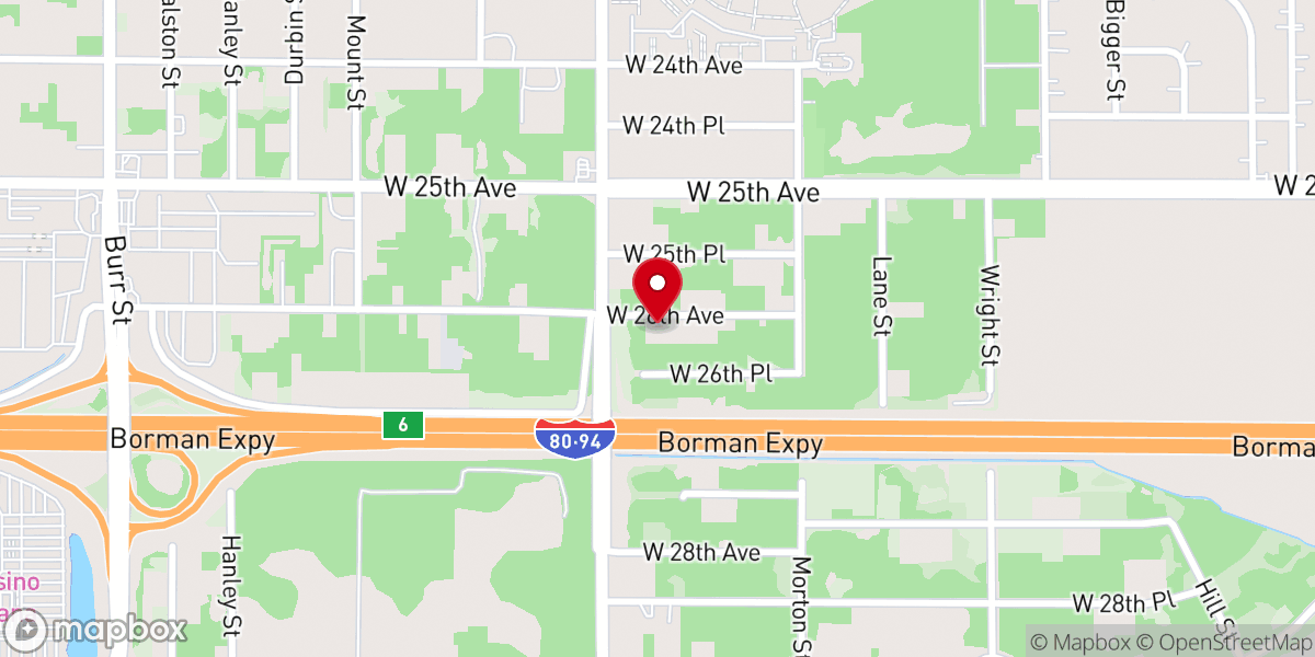 Map showing location of Lively Stone Church of God