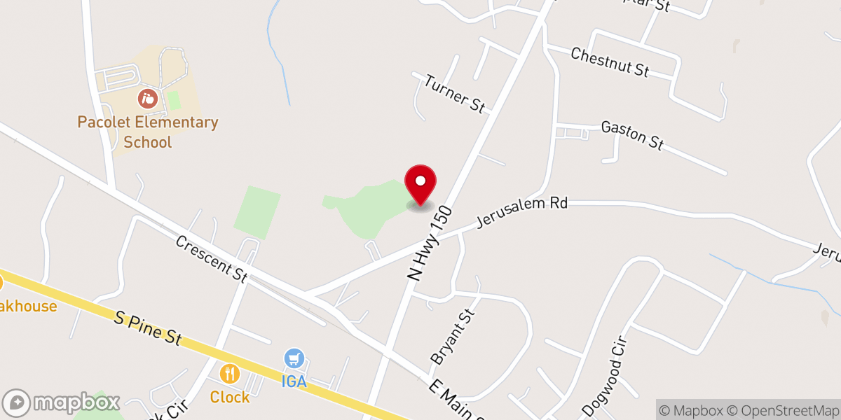 Map showing location of Camp Jerusalem