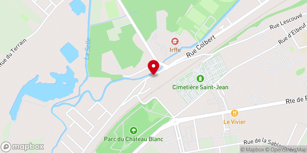 Map showing location of Eglise Tout Est Possible