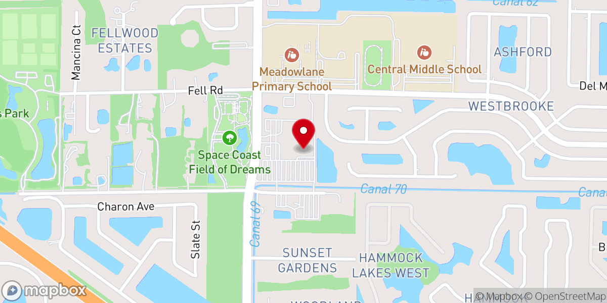 Map showing location of Calvary Chapel Academy