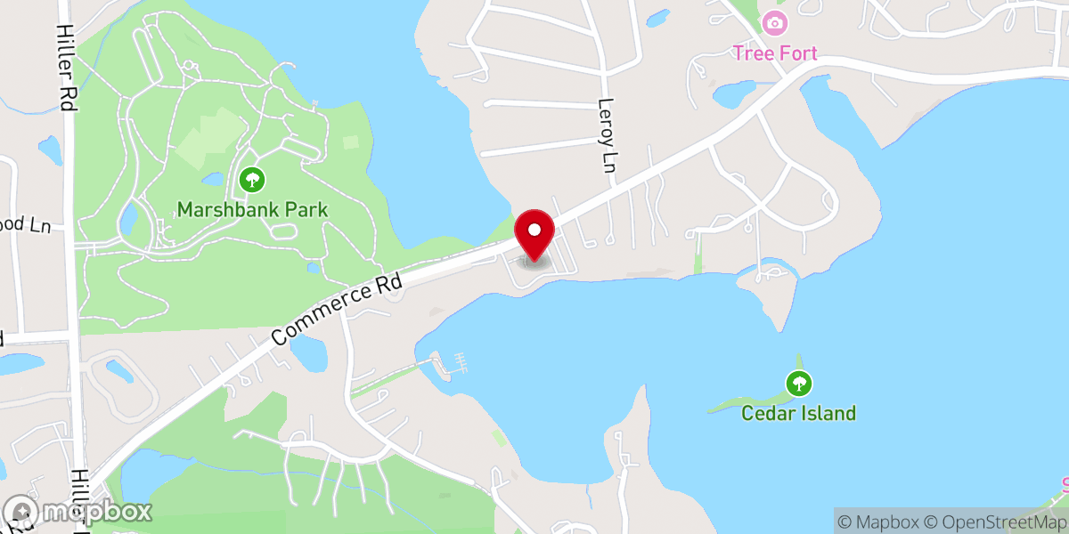 Map showing location of Orchard Lake Community Church
