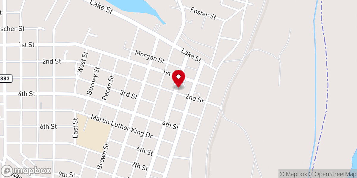 Map showing location of St Patrick's Rectory