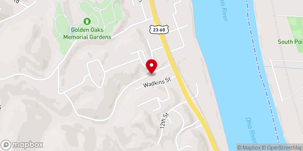 Map showing location of The Church of Mercy
