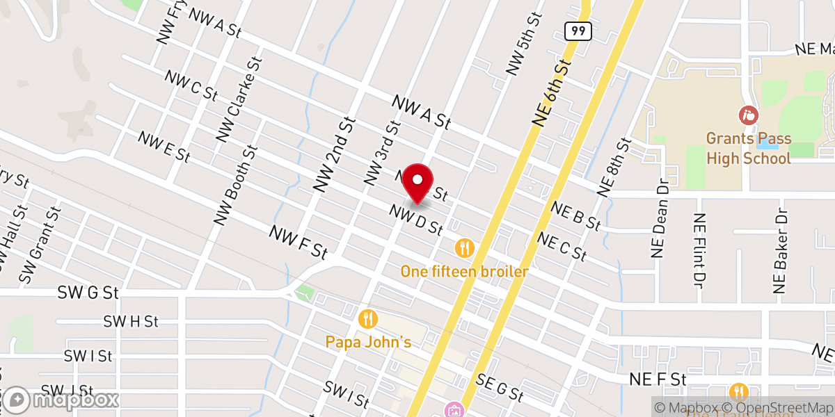 Map showing location of St. Luke's Episcopal Church